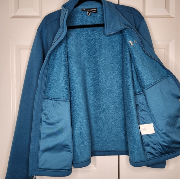 EUC Under Armour Men's 3 in 1 jacket Size Large - Picture 12 of 16